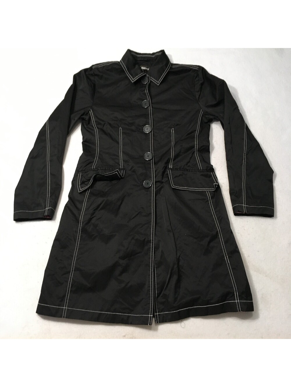 Dollhouse Coat Girls see measurements for size black Peacoat pink lining